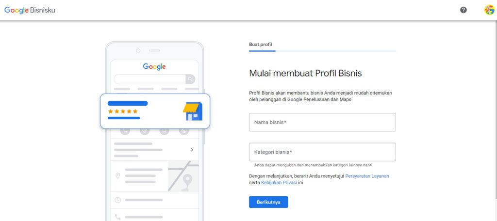 Cara daftar usaha di di Google Maps